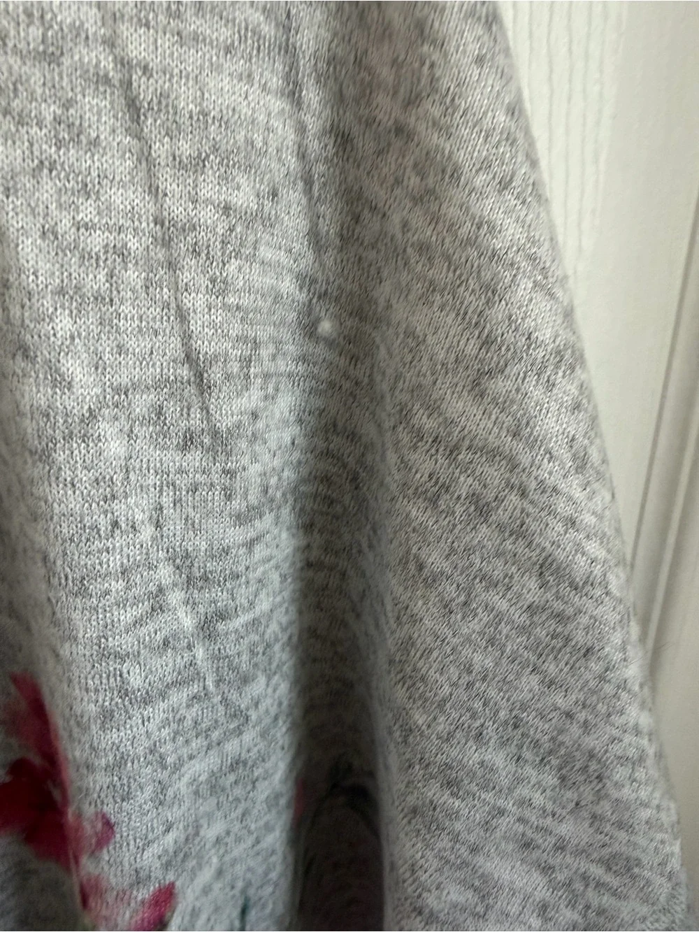 Ginger G Light Heather Gray Open Cardigan